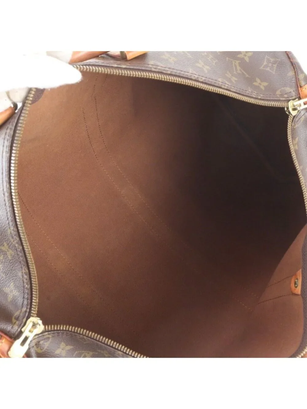 Louis Vuitton Monogram Keepall Bandouliere 50 Leather Boston Bag Tote